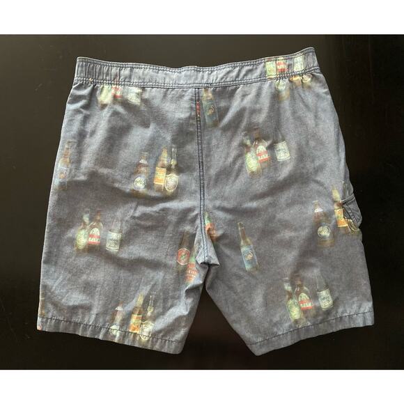 TOMMY BAHAMA Relax Blue w/Beer Pattern Swim Trunks sz L - Picture 8 of 14